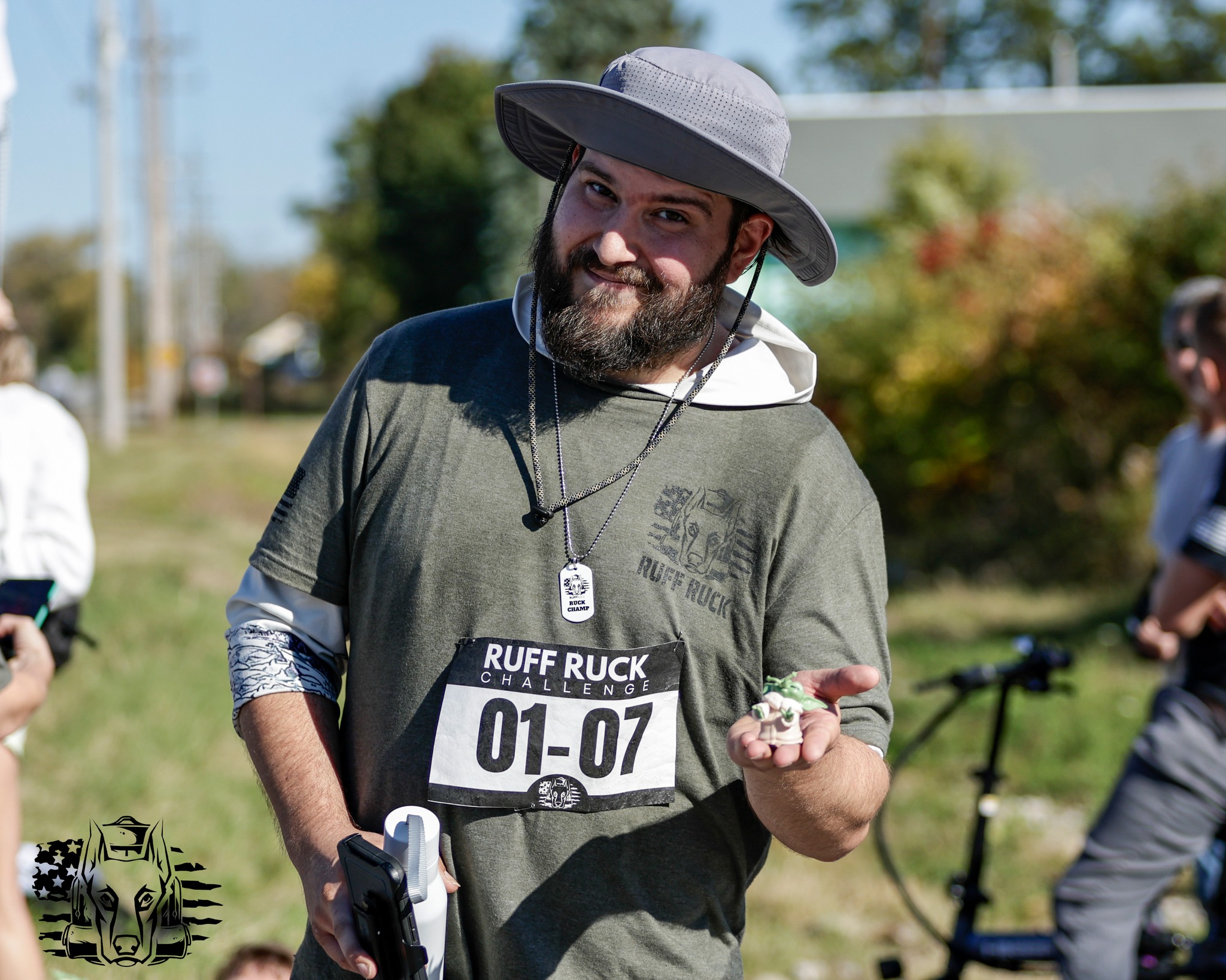 A Ruff Ruck participant on the course